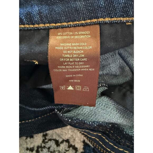 Kut from the Kloth Farrah Bootcut Jeans - Women's Size 6 dark wash casual - Picture 7 of 7